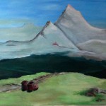 Bergwanderung 80x60
