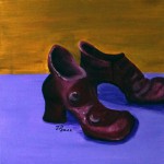 Rote Schuhe 30x30