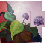 Blume mit Blüte groß