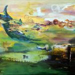 Abgetaucht - 100 x 70
